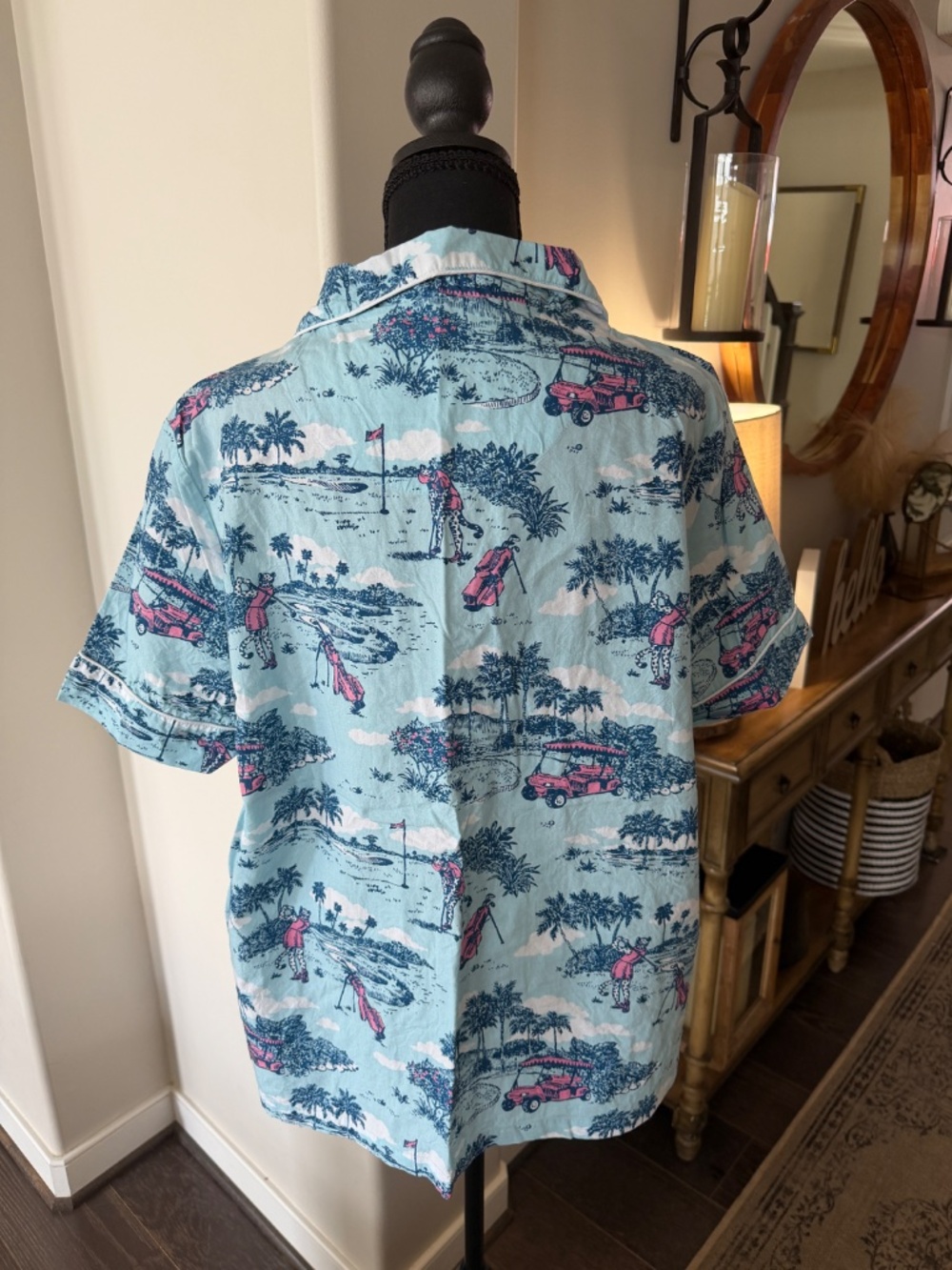 Printfresh Golf Organic Cotton Short PJ Set.  Size XL. - Picture 6 of 7